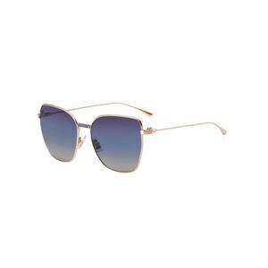New Etro ETRO0021/S 0000UY Rose Gold Frame Gradient Blue Lens Sunglasses